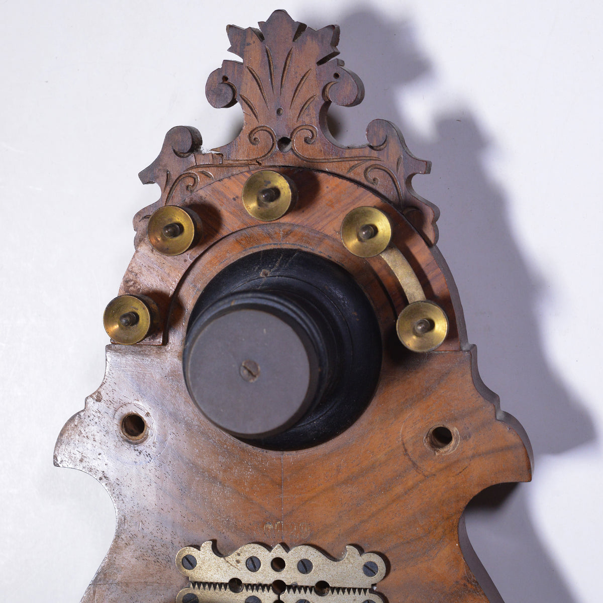 1891 Antique LM Ericsson Swedish Victorian Walnut Wall Telephone Crank Magneto