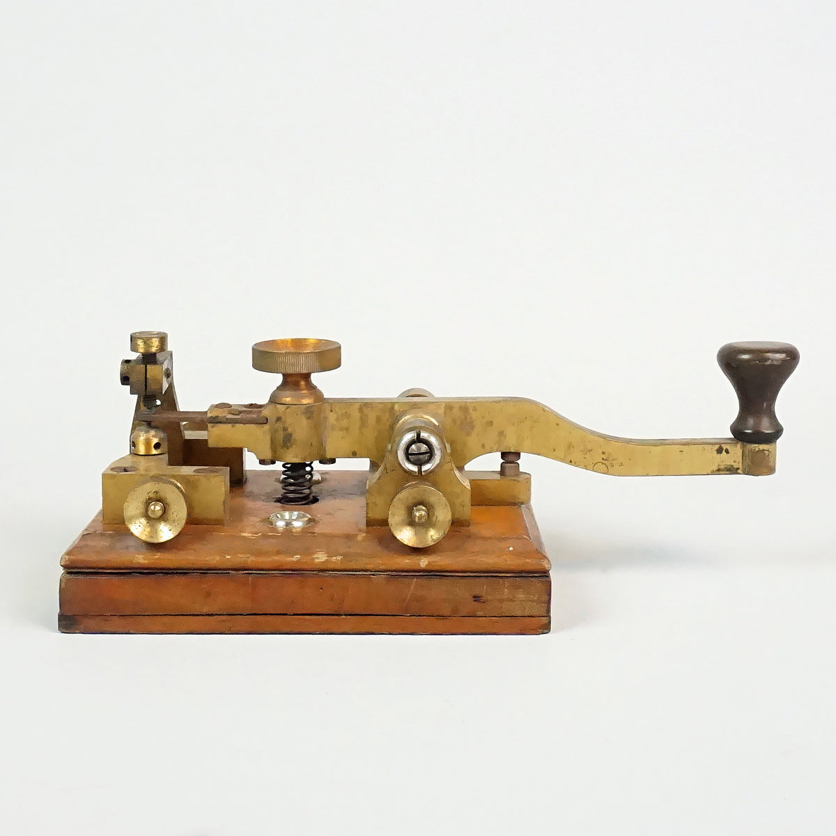 Collectible Rare L.M. Ericsson Morse telegraph set with key etc. 19th century