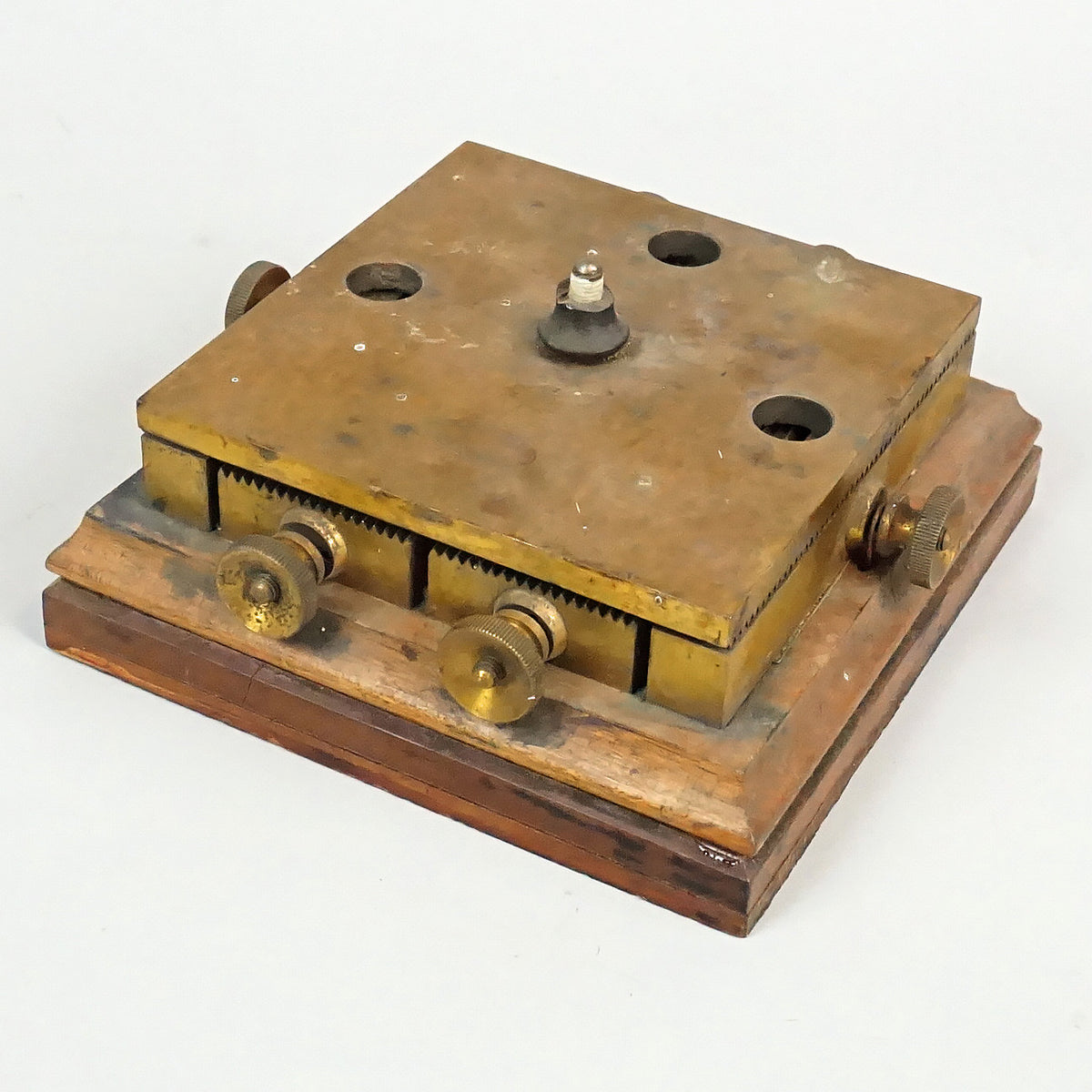 Collectible Rare L.M. Ericsson Morse telegraph set with key etc. 19th century