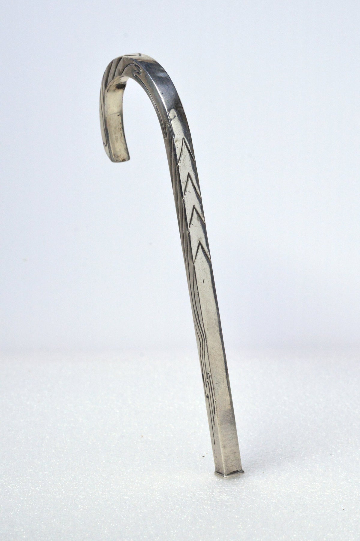 early 20C antique silver handle for umbrella cane art nouveau jugendstil